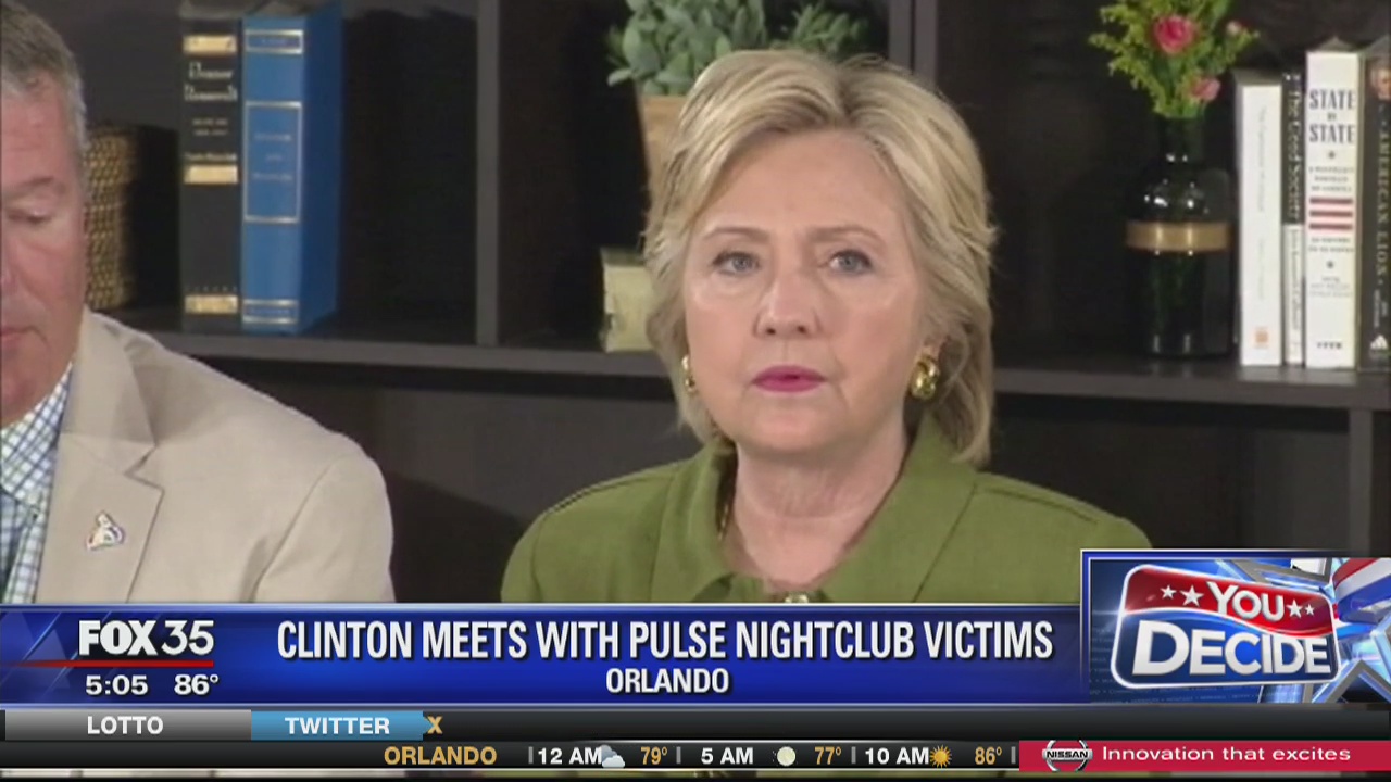 Hillary Clinton visits Orlando