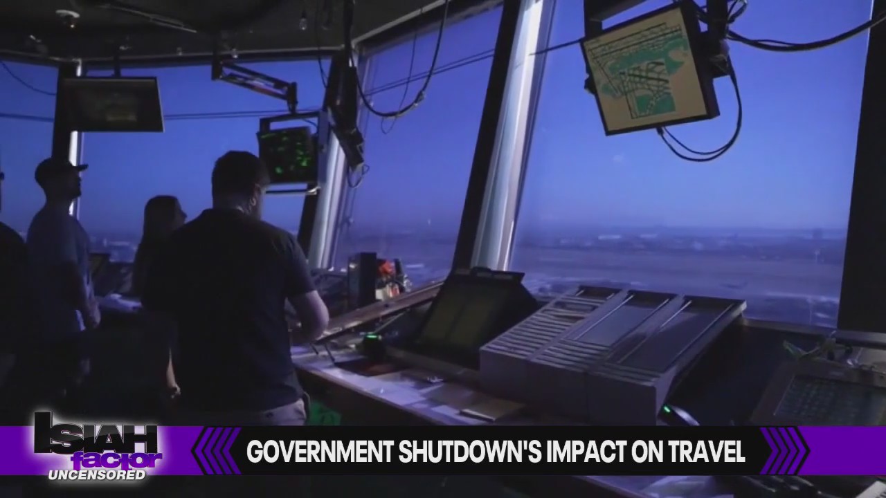 Government shutdown's impact on air travel