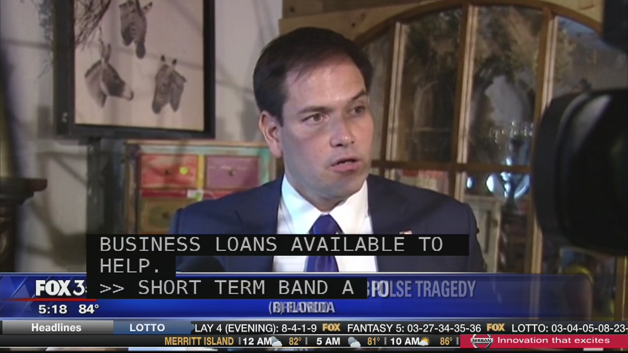 Rubio visits with owners of shops around Pulse