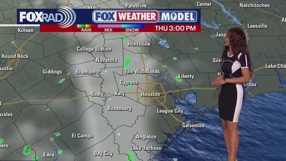 Houston weather: More Gulf moisture moving in for Thursday