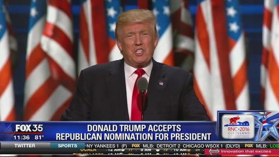 Trump accepts GOP nomination and describes vision