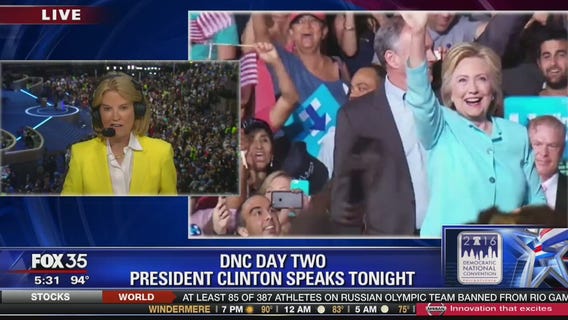 Hillary Clinton makes history accepting nomination