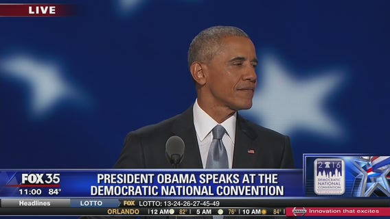 President Obama gives Clinton a boost at DNC