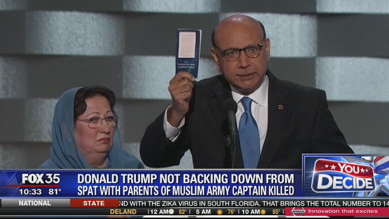 Trump not backing down on criticizing family of fallen soldier