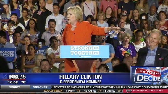 Clinton makes stop in Kissimmee