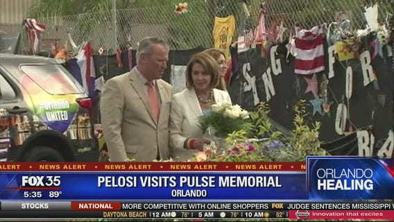 Nancy Pelosi visits Pulse