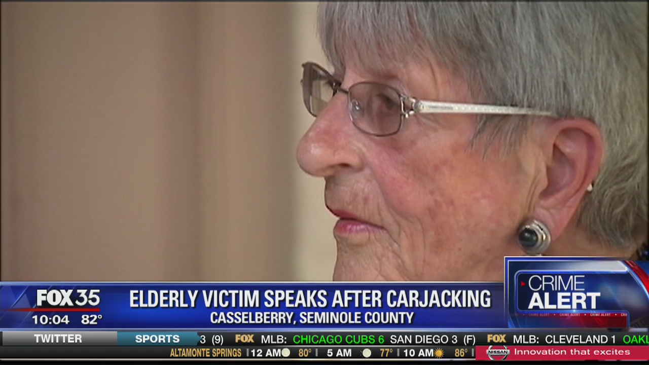 Elderly victim speaks after alleged carjacking | FOX 35 Orlando