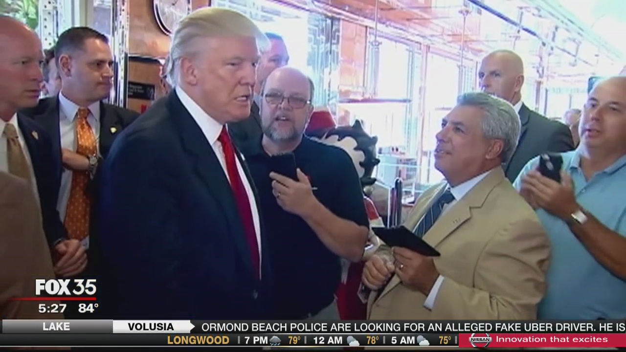 Clinton resting while Trump campaigns