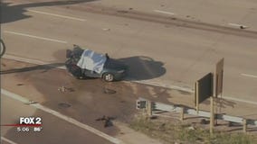 Driver killed in horrific crash when car stalled on The Lodge