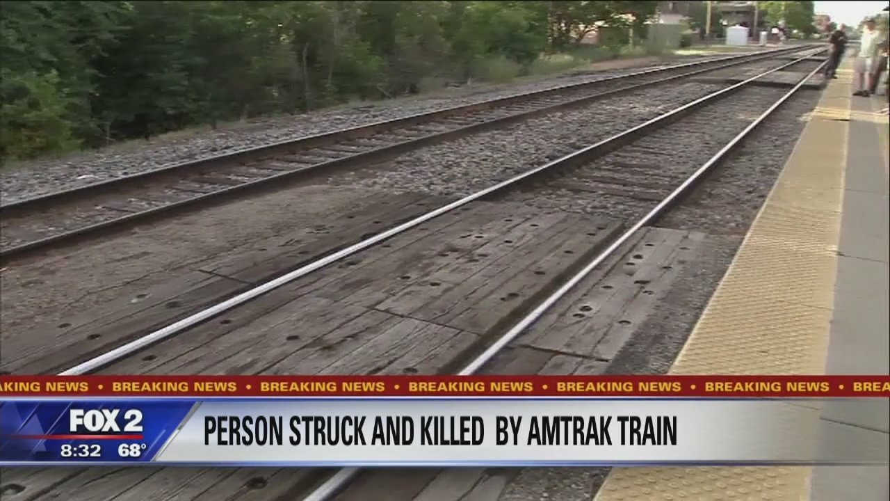 Person hit, killed by Amtrak train in Royal Oak