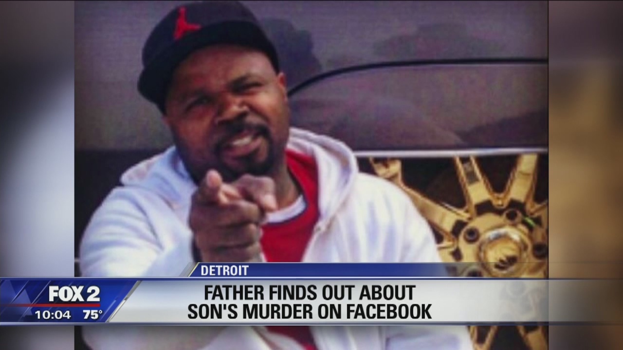 Man learned of son's murder through viral photo on Facebook