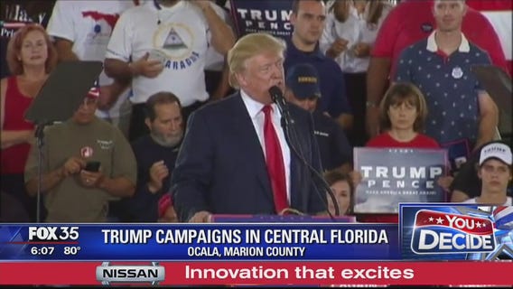 Trump campaigns in Central Florida
