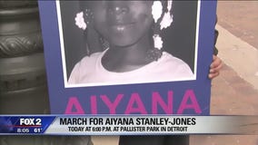 Black Lives Matter march in memory of Aiyana Stanley-Jones