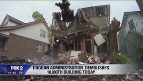 10,000th house knocked down in Detroit