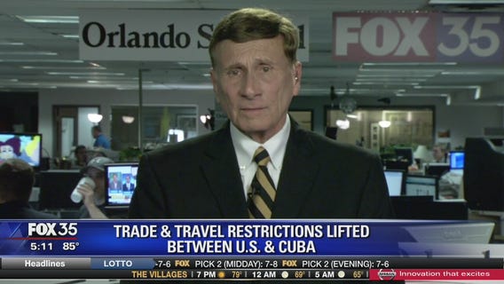Trade and travel restrictions on Cuba lifted