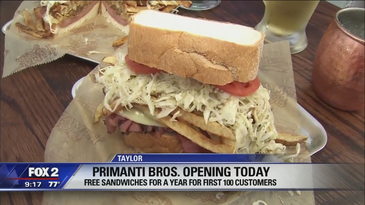 Primanti Bros. Restaurant opens first in Michigan