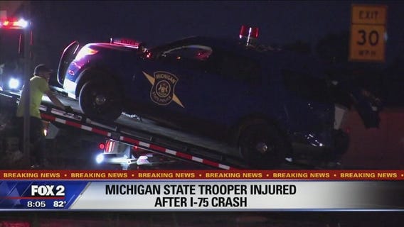 Trooper injured on I-75 by suspected drunken driver