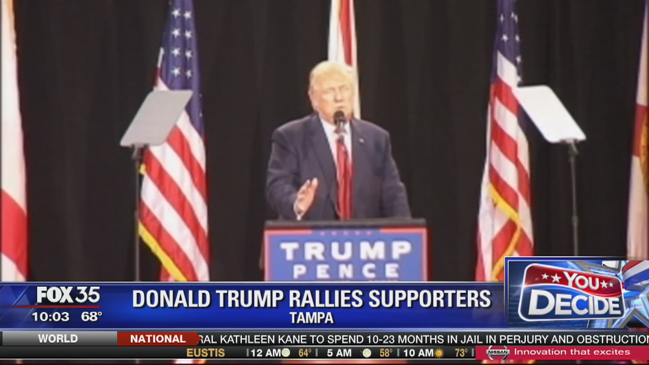 Trump holds rally in Tampa
