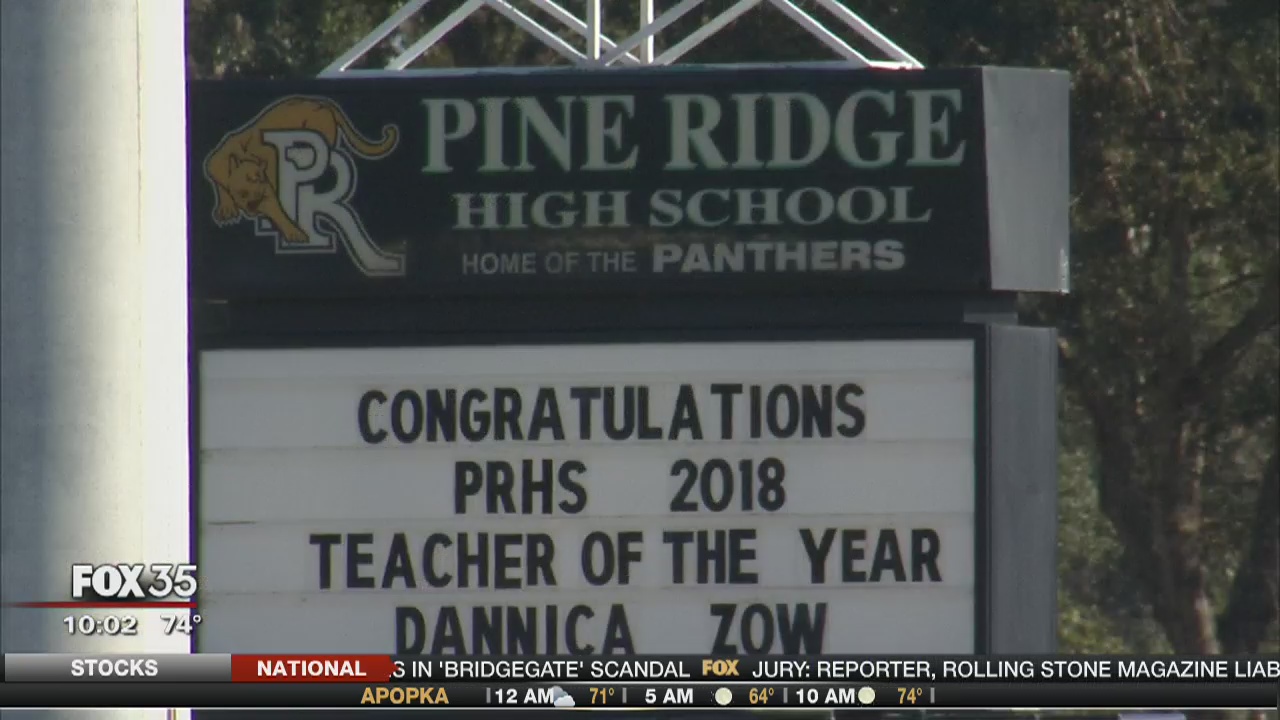 Extra security during Pine Ridge HS football game