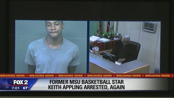 Appling arrested for tossing weapon from car, fleeing officer