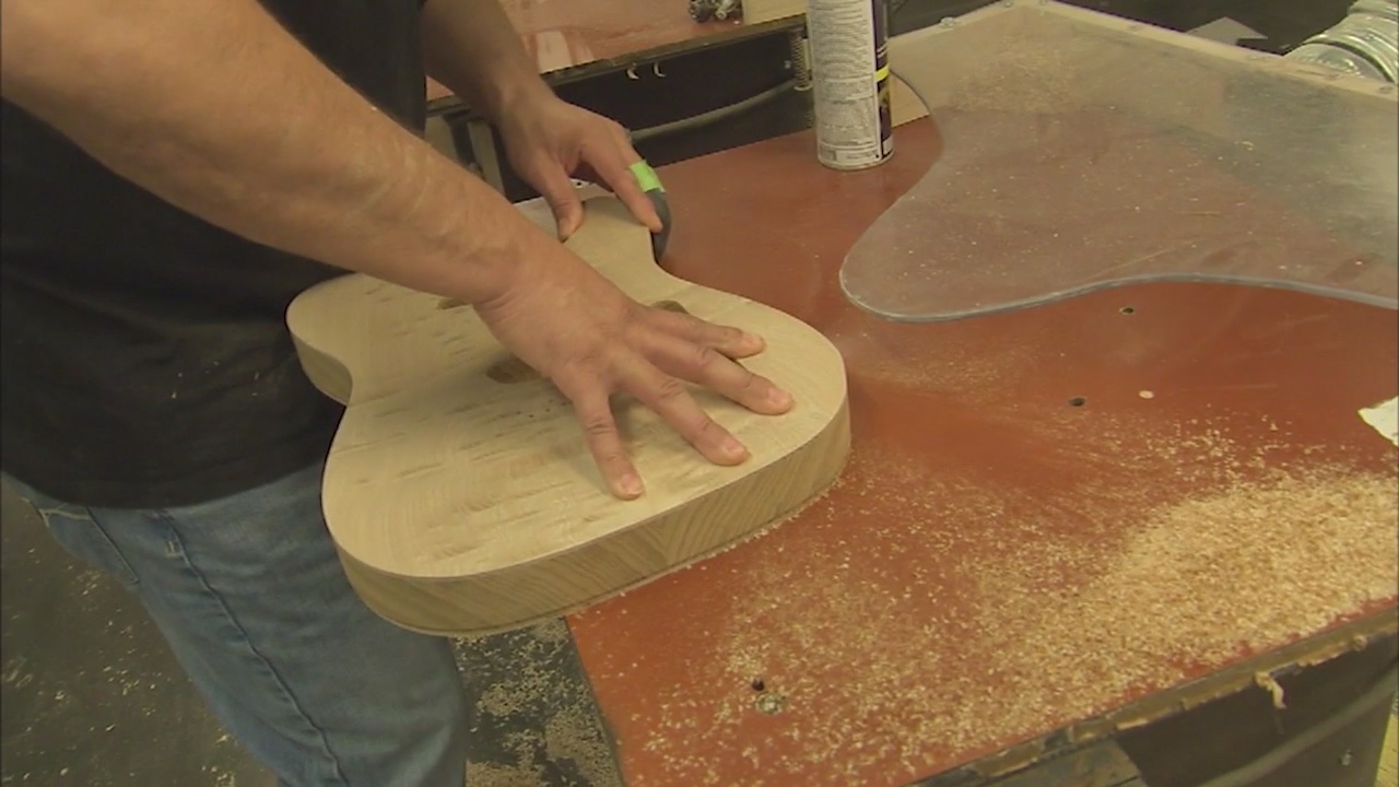 A look inside Fender Custom Shop in Corona