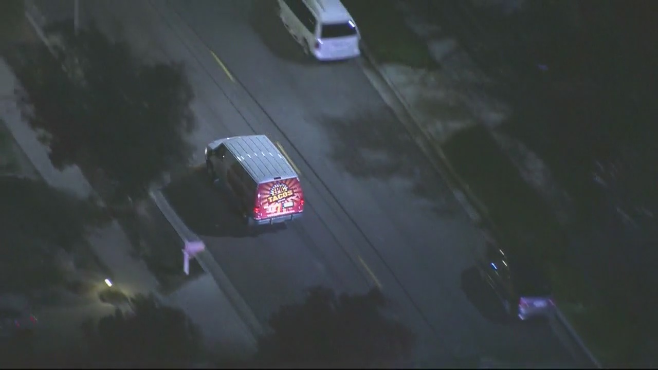 Police chase of stolen taco van ends with suspect in custody