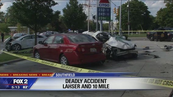 Woman killed in crash in Southfield