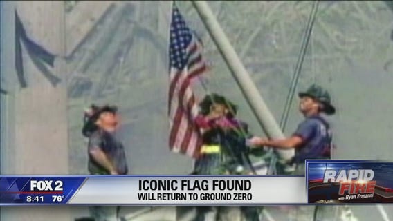 Iconic 911 flag finally found, will return to Ground Zero