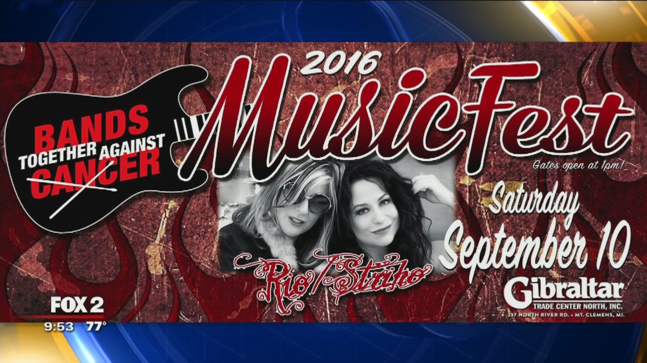 Bands Together Against Cancer MusicFest Sept. 10