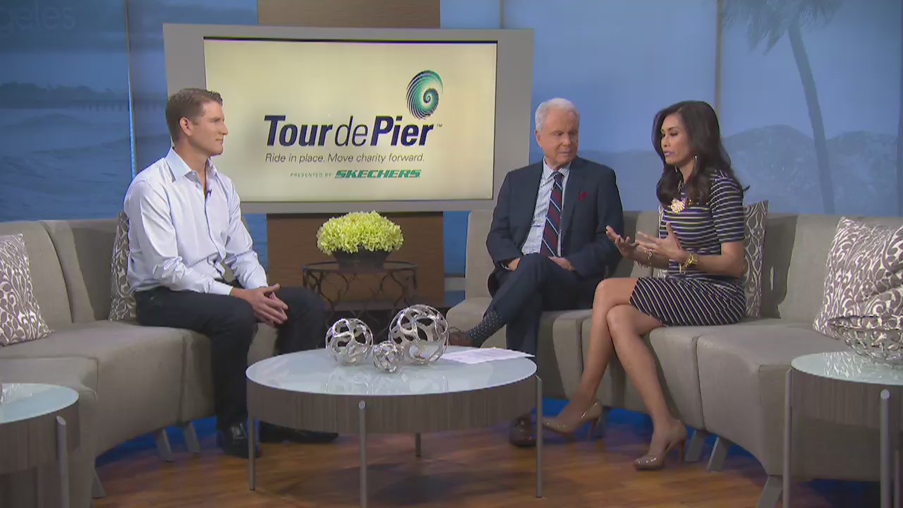 Heath Gregory and Maria Quiban discuss 'Tour De Pier' fundraiser for cancer charities