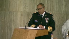 Detroit police chief promotes fallen sergeant at funeral
