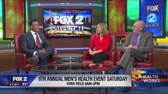 Roop Raj and wife Julie Booksh speaking at MIU Men's Health Event