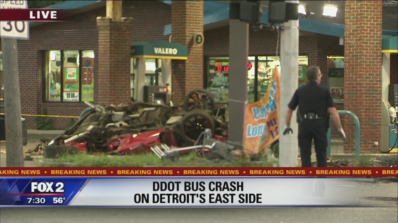 2 injured in DDOT bus accident on Detroit's east side | FOX 2 Detroit