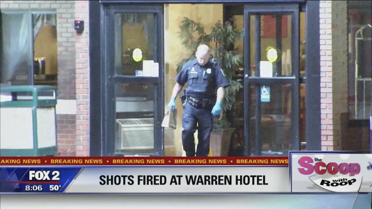 Shots fired during attempted robbery at Warren hotel