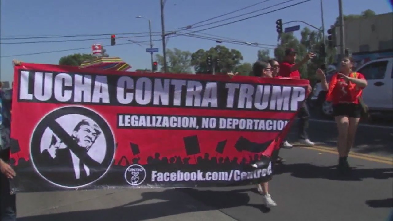 May Day rally in Boyle Heights