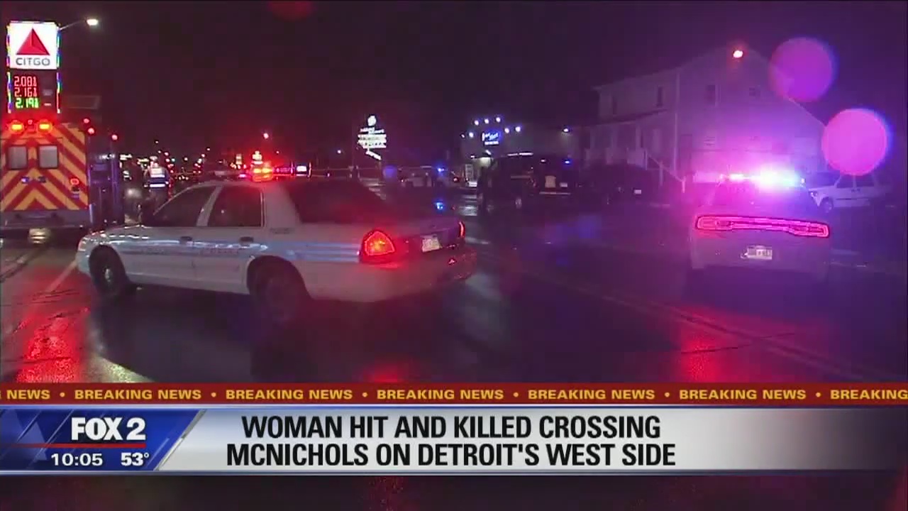 Woman killed in hit and run on McNichols | FOX 2 Detroit