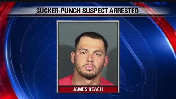 Police arrest a man in Vegas fatal punch attack