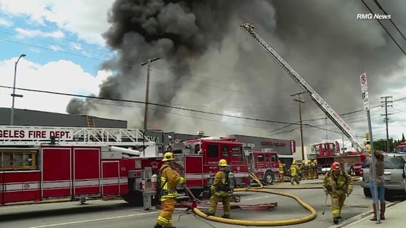 Several Mar Vista businesses go up in flames