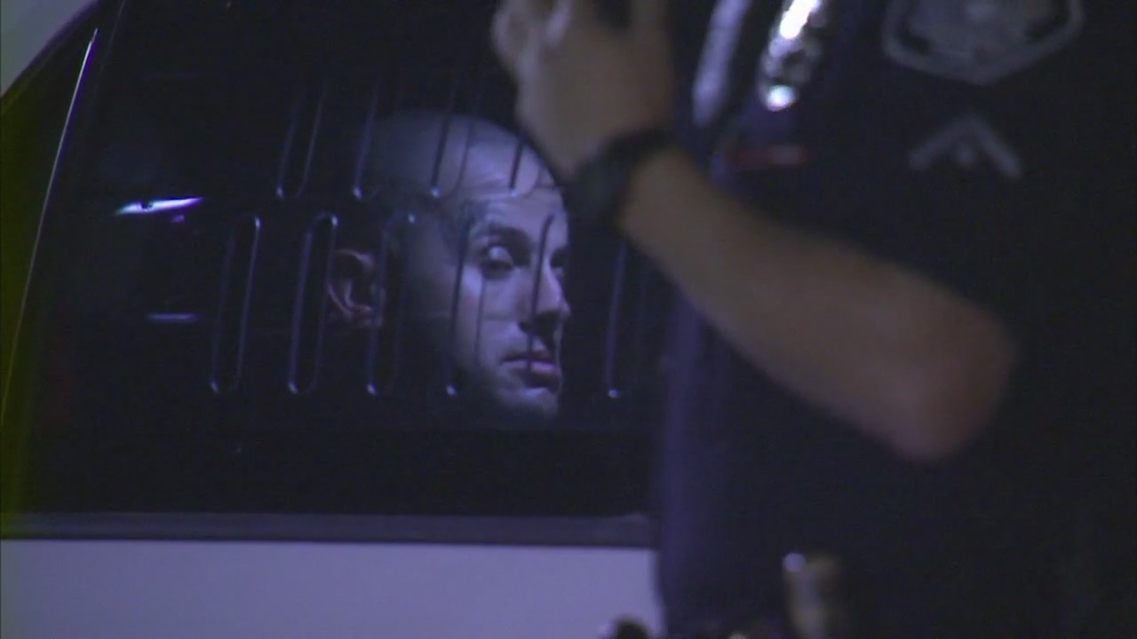 Suspected package thief in custody after chase, hiding in movie theater