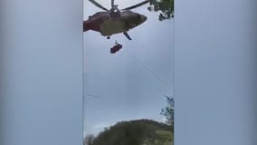 Couple helps rescue fellow hiker, records it on smartphone