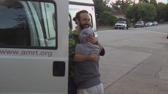 Watch the sweet reunion after missing hiker is found safe in Altadena