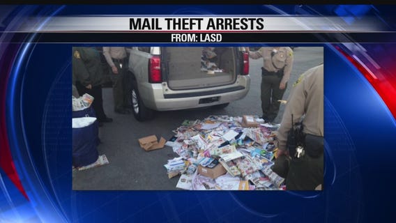 Large mail theft operation busted by deputies in Santa Clarita