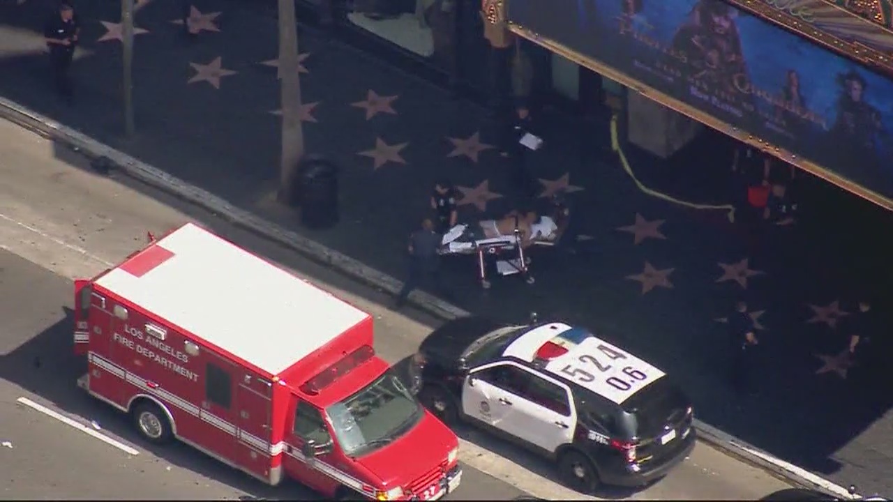 Pit Bull shot outside Hollywood theater by off-duty LAPD officer