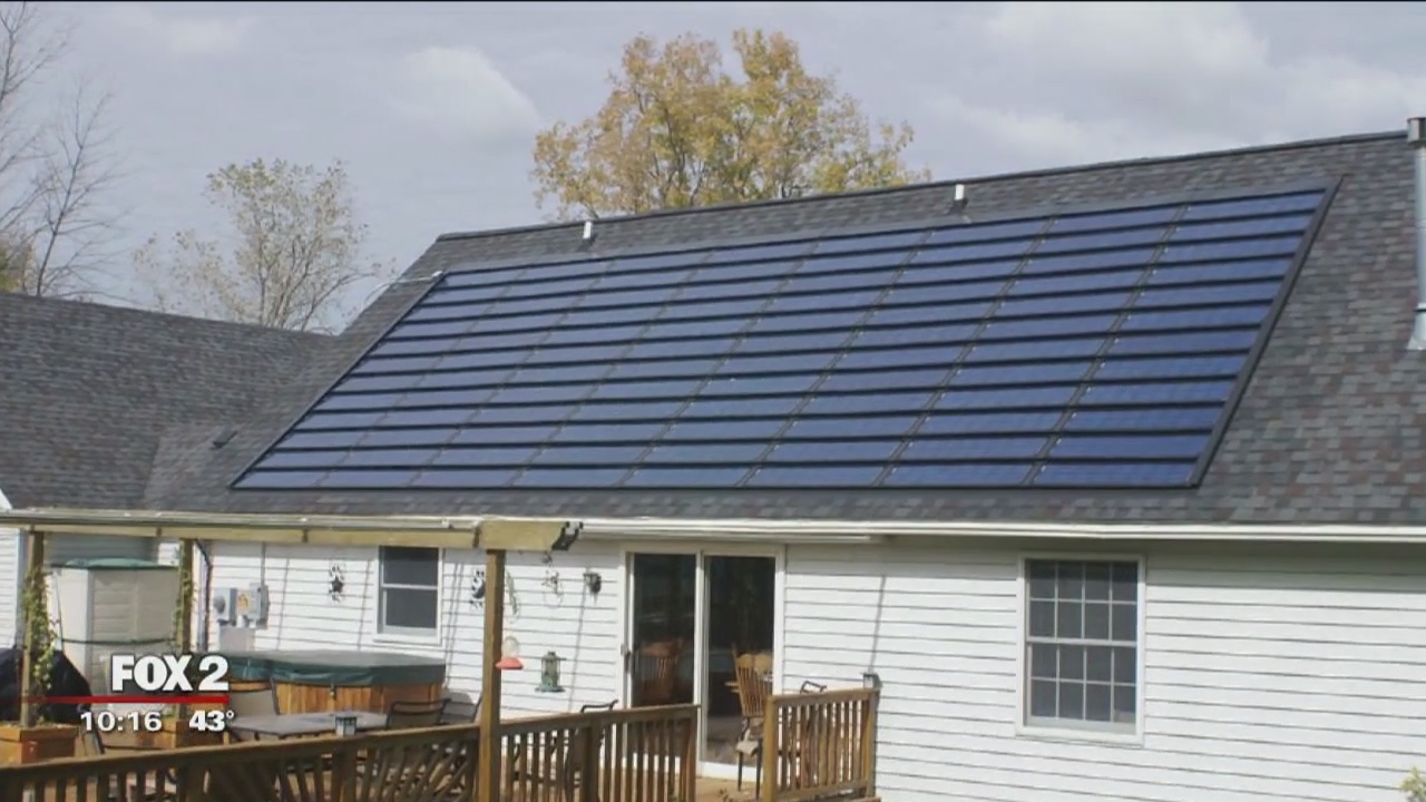 Michigan company has made solar shingles for years