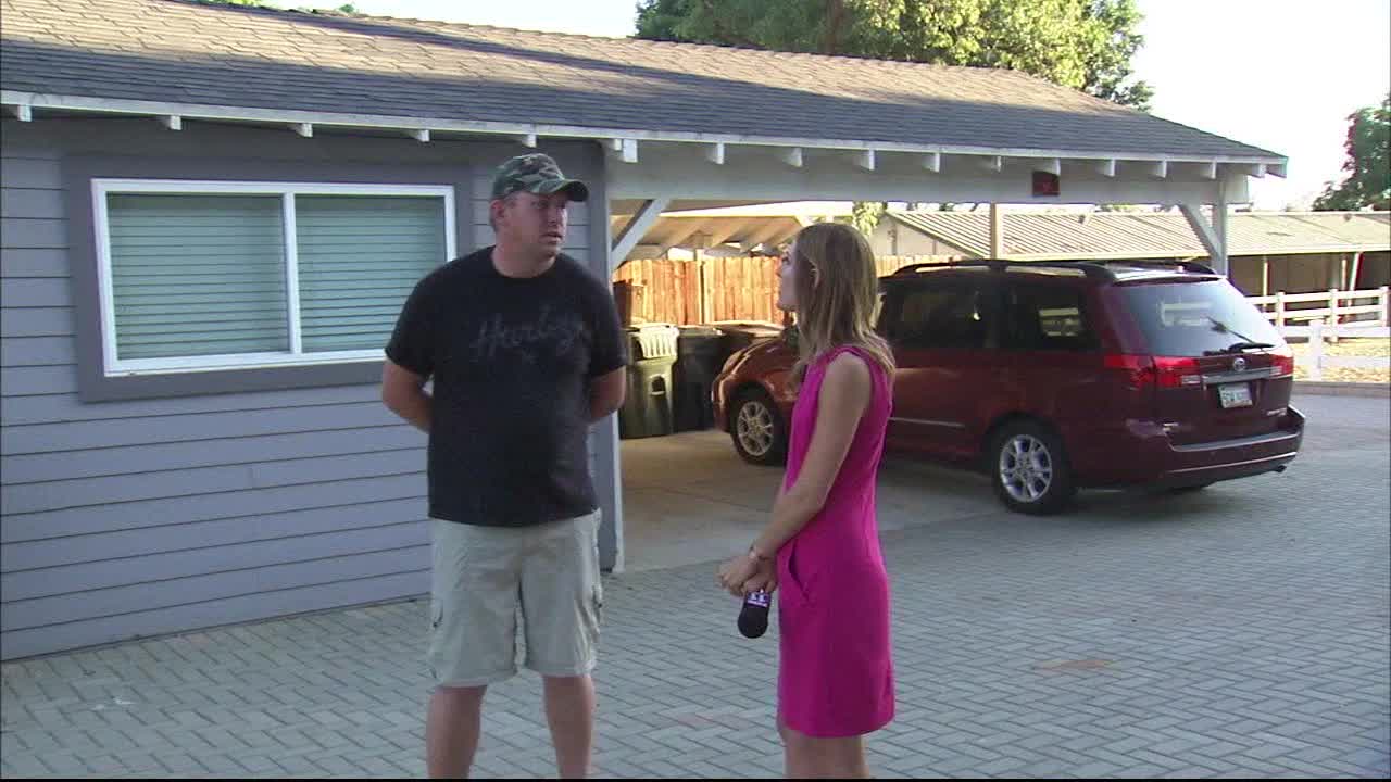 Airborne truck crashes into Yorba Linda home