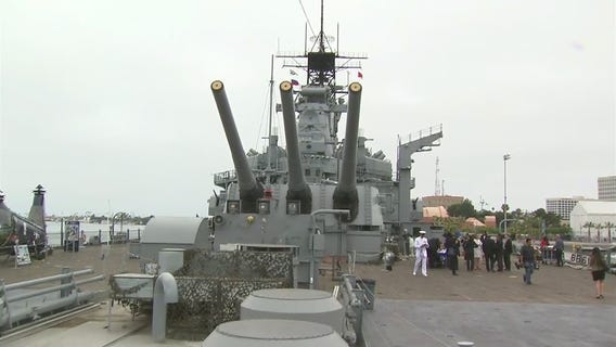 41 children to become U.S. citizens aboard USS Iowa