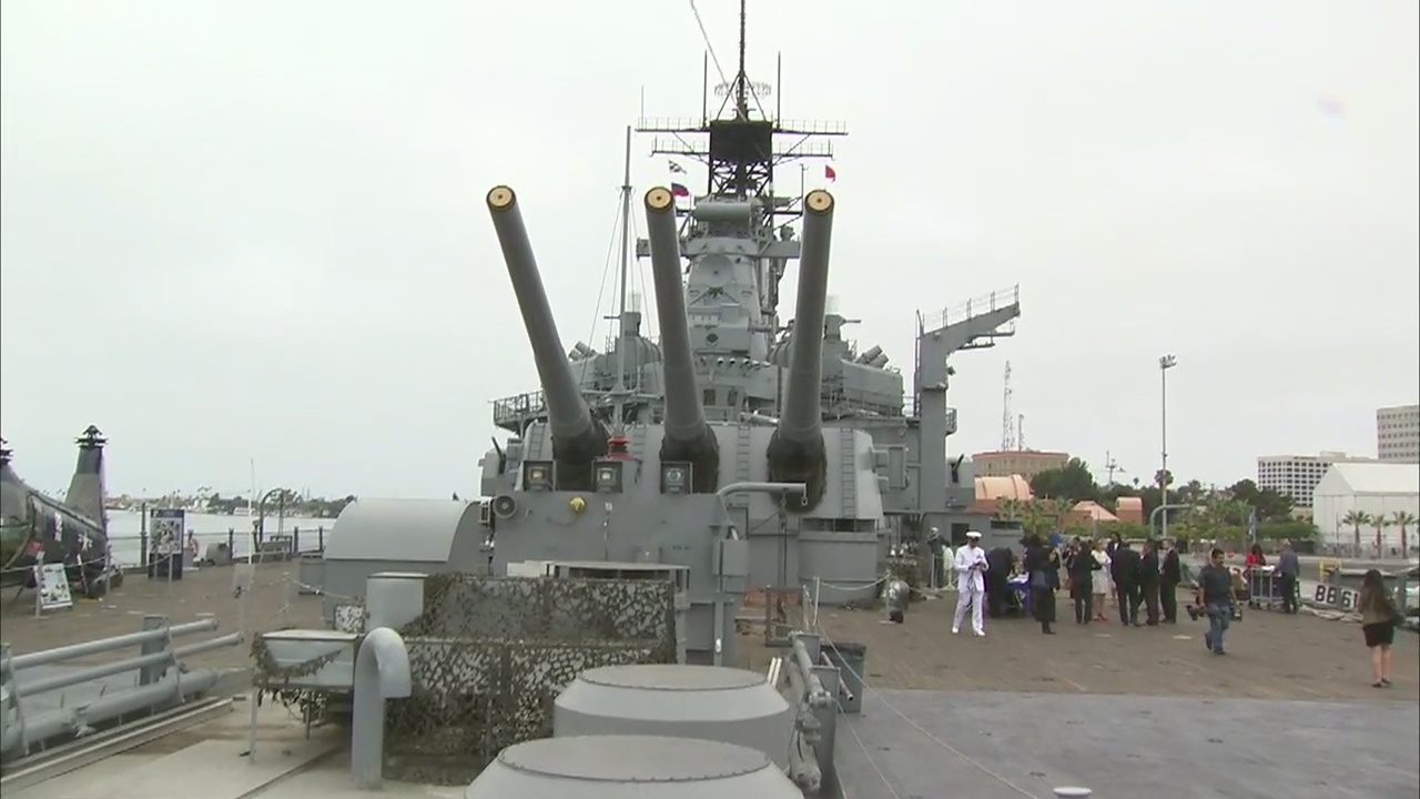 41 children to become U.S. citizens aboard USS Iowa