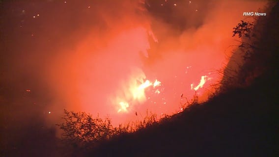 Brush fires erupt across SoCal on 4th of July