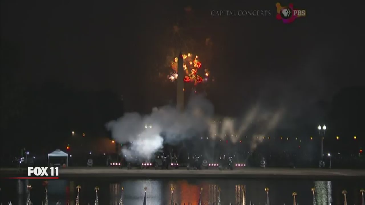 Capitol Fireworks from July 4th