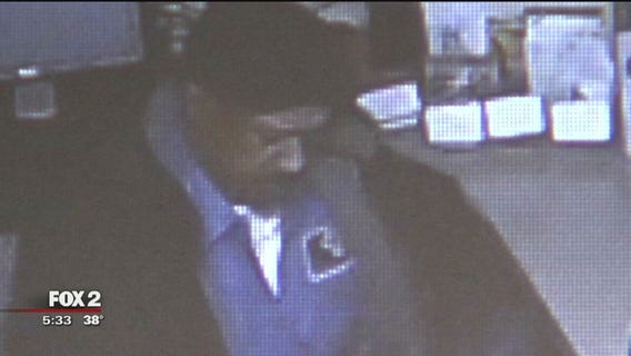 Police looking for crook seen on florist's surveillance video